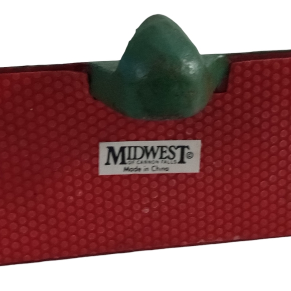 Angel w Star Stocking Hanger Holder Eddie Walker Midwest Cannon Falls Cast Iron - Picture 8 of 8